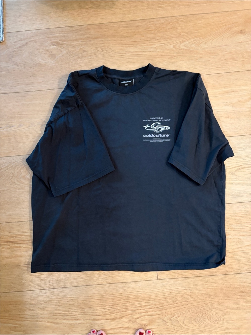 Cold Culture Black Graphic Short Sleeve Crewneck Tee